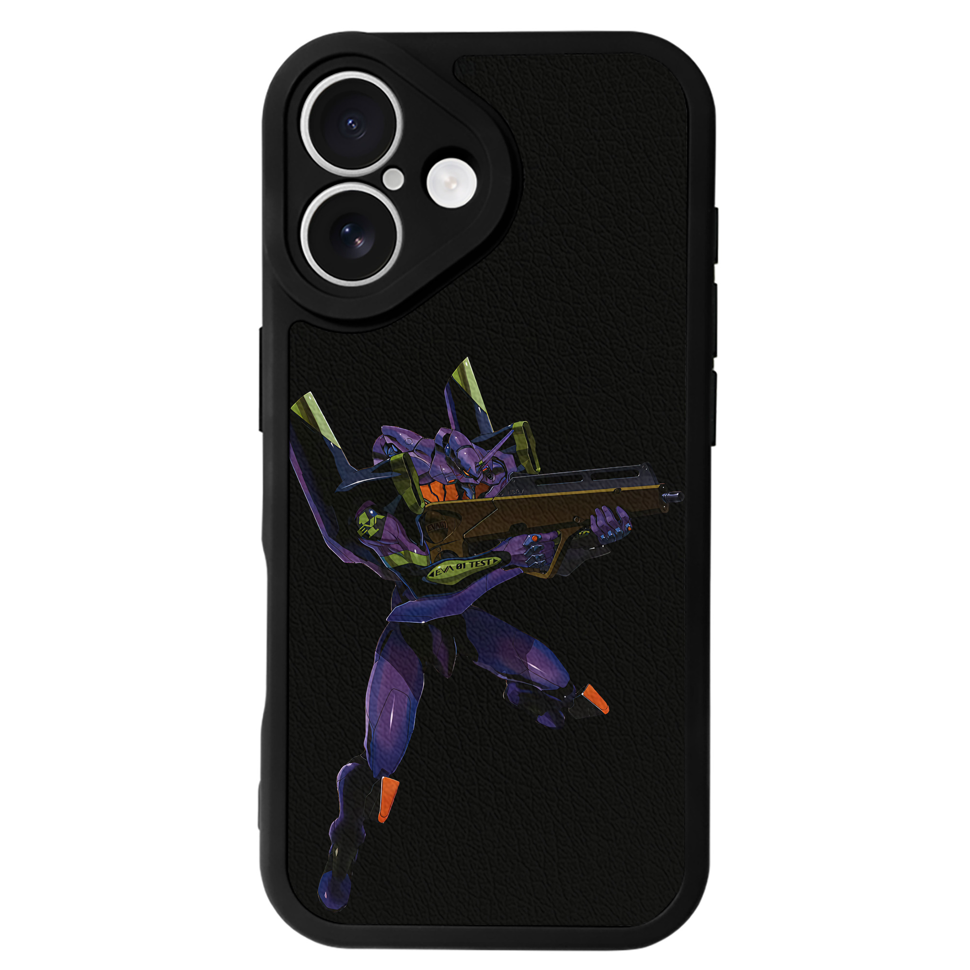 （画像用） EVA 新世紀エヴァンゲリオン 【iPhone 16シリーズ対応】シリコンスマホケース（レザー調） 材質：シリコン